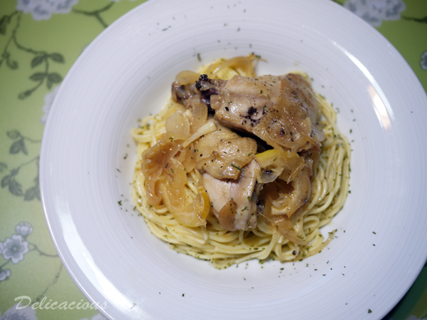 Tangy Lemon Chicken Pasta | Delicacious.com