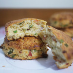 bacon parmesan scallion scones | Delicacious