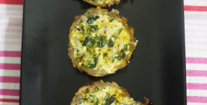 Potato crusted spinach quiche | Delicacious