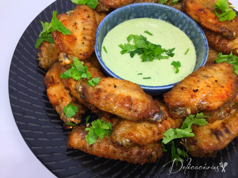 crispy lemon wings