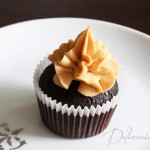 Chocolate Ganache-filled Cupcakes with Peanut Butter Buttercream