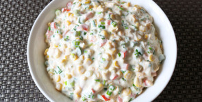 roasted corn and peppers dip