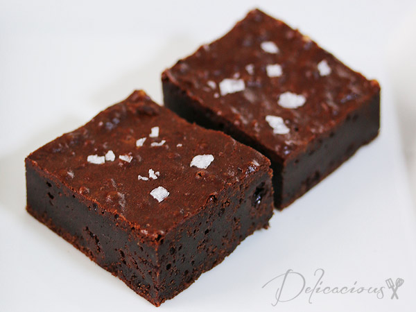 Very Chocolatey Salted Brownies